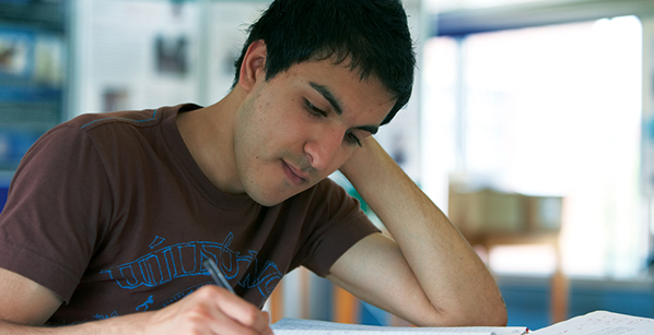 Studious postgraduate